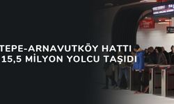 Gayrettepe-Arnavutköy hattı 2 yılda 15,5 milyon yolcu taşıdı